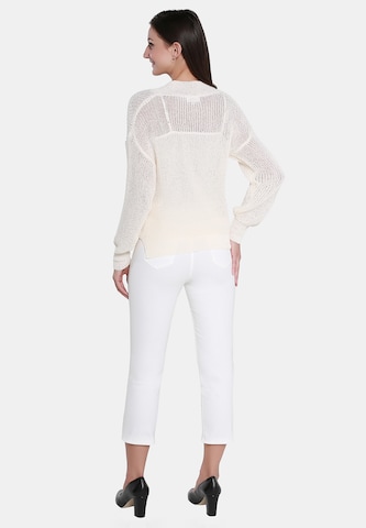 Pull-over Usha en blanc