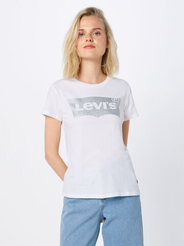 LEVI'S ® Shirt 'The Perfect Tee' in Wit: voorkant