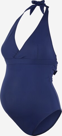 Regular Maillot de bain 'NAGEUR' Envie de Fraise en bleu : devant