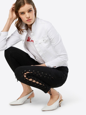 Urban Classics Skinny Jeans in Zwart