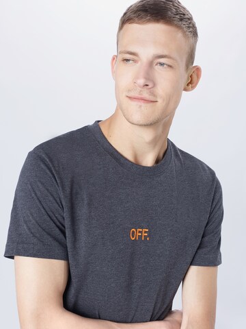 MT Men Regular Fit T-Shirt 'Off' in Grau