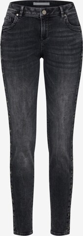 Betty & Co Slimfit Jeans in Grijs: voorkant