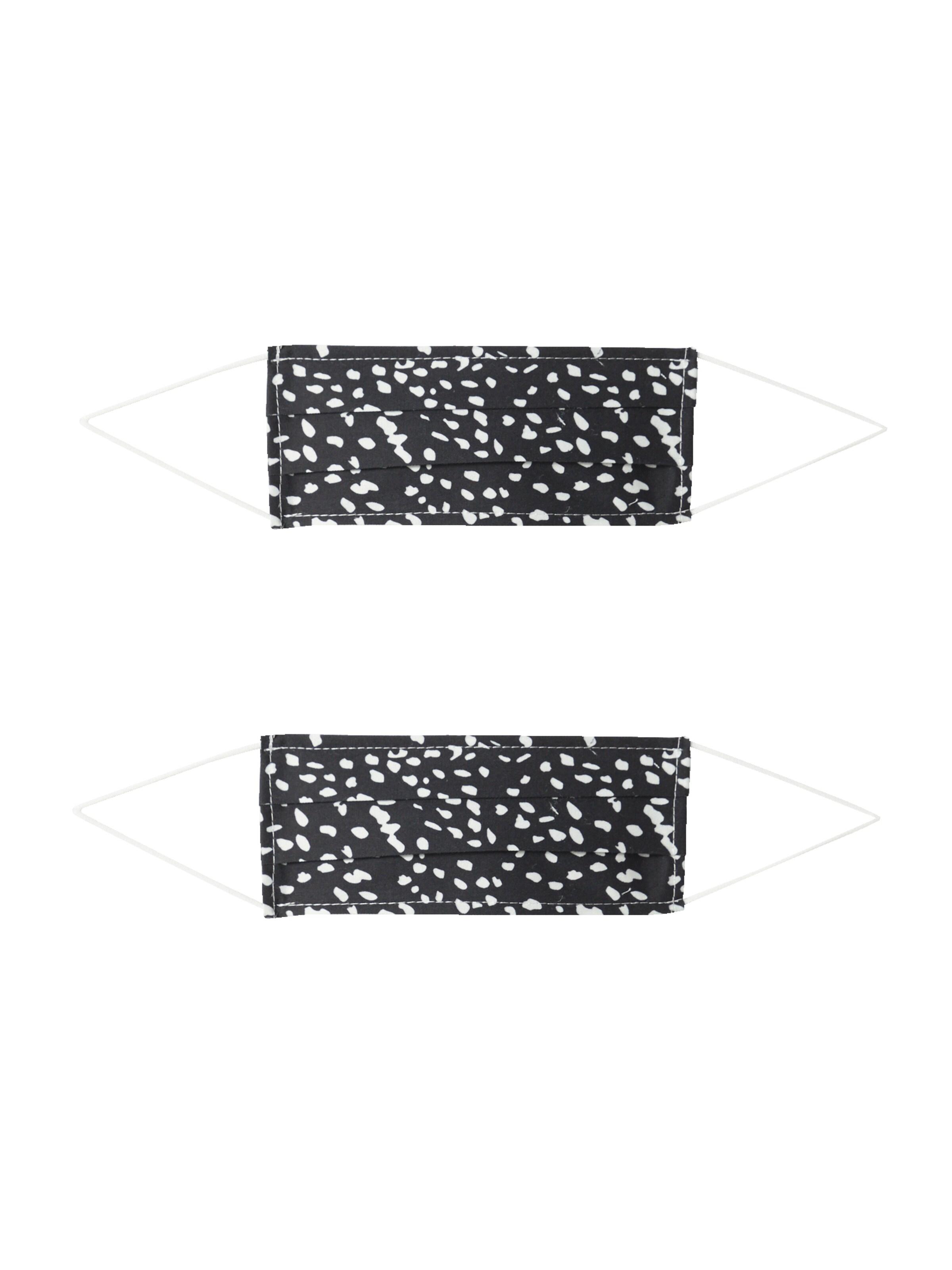 Zwillingsherz Wrap &#x27;2er Pack Dotty&#x27; in Black: front