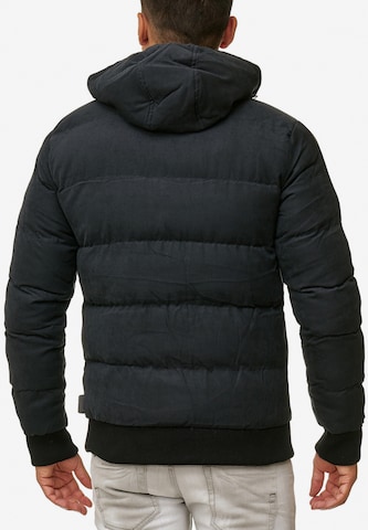 INDICODE JEANS Winter Jacket 'Adeline' in Black