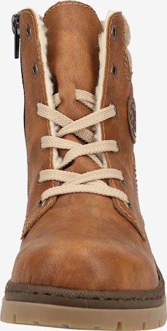 Rieker Lace-up bootie in Brown