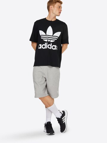 ADIDAS ORIGINALS Shirt 'Trefoil' in Zwart