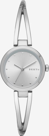 Montre à affichage analogique DKNY en argent : devant