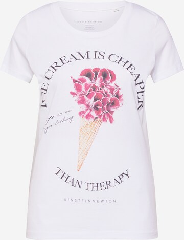 T-shirt 'Color Crean' EINSTEIN & NEWTON en blanc : devant