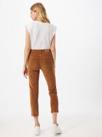 Coupe slim Pantalon ONLY en marron