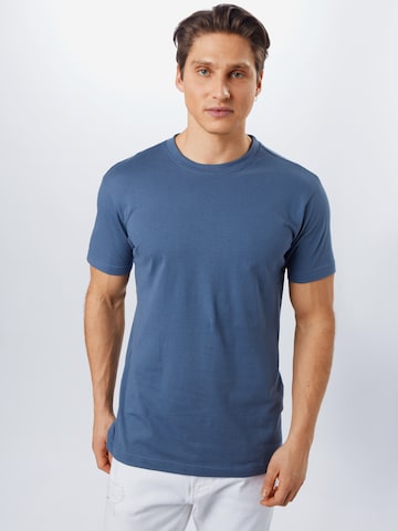 Urban Classics Shirt in Blauw: voorkant