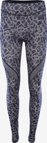 SHOCK ABSORBER Skinny Sportbroek 'Active' in Grijs: voorkant