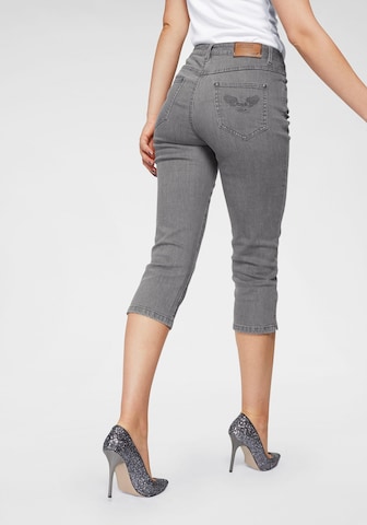 ARIZONA Regular Caprijeans 'Comfort-Fit' in Grau