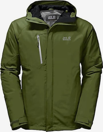 JACK WOLFSKIN Outdoor jacket 'Troposphere' in Green: front