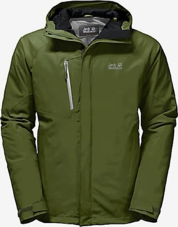 JACK WOLFSKIN Outdoorjacke 'Troposphere' in Grün: predná strana