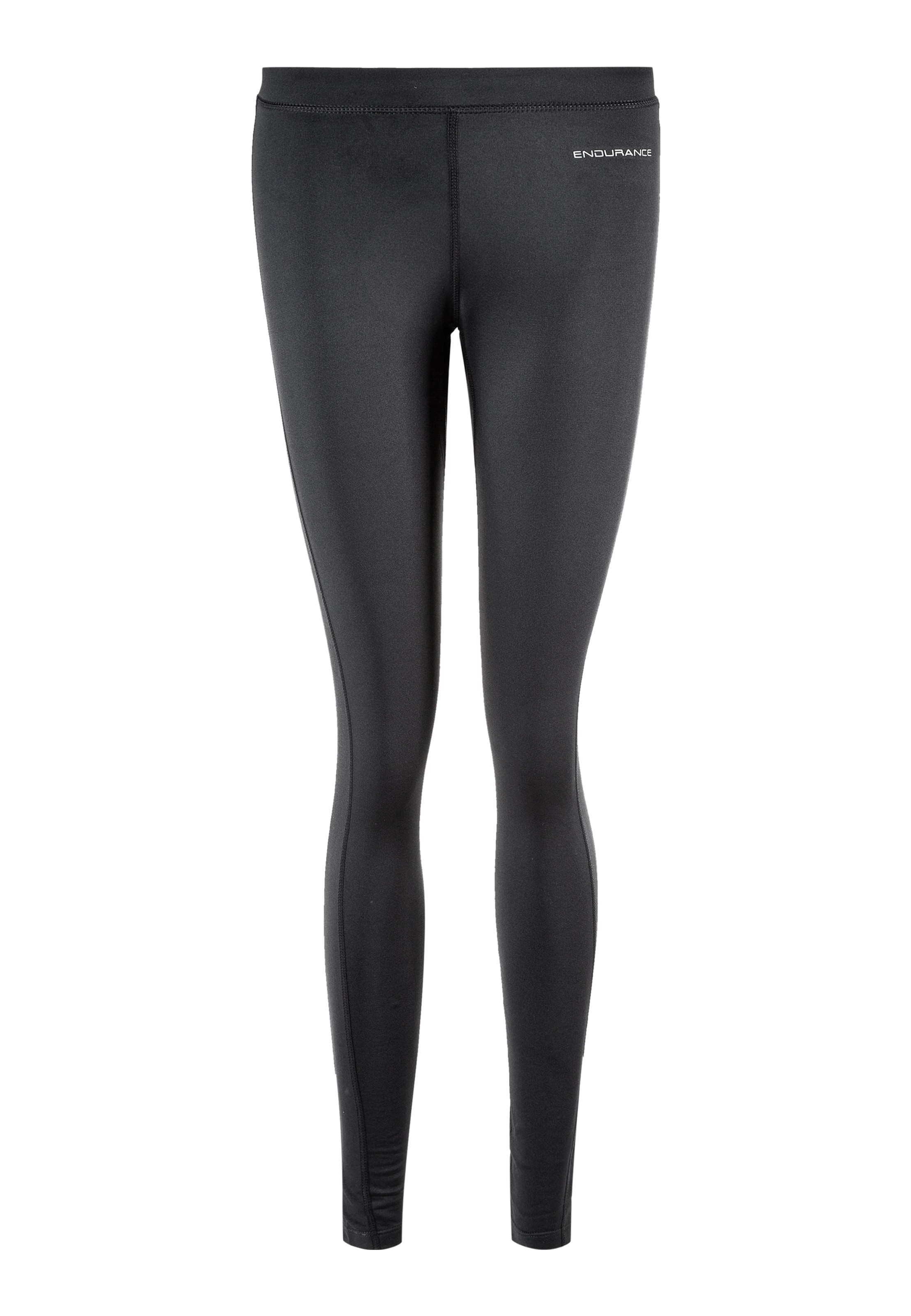 ENDURANCE Skinny Workout Pants 'Zenta' in Black: front