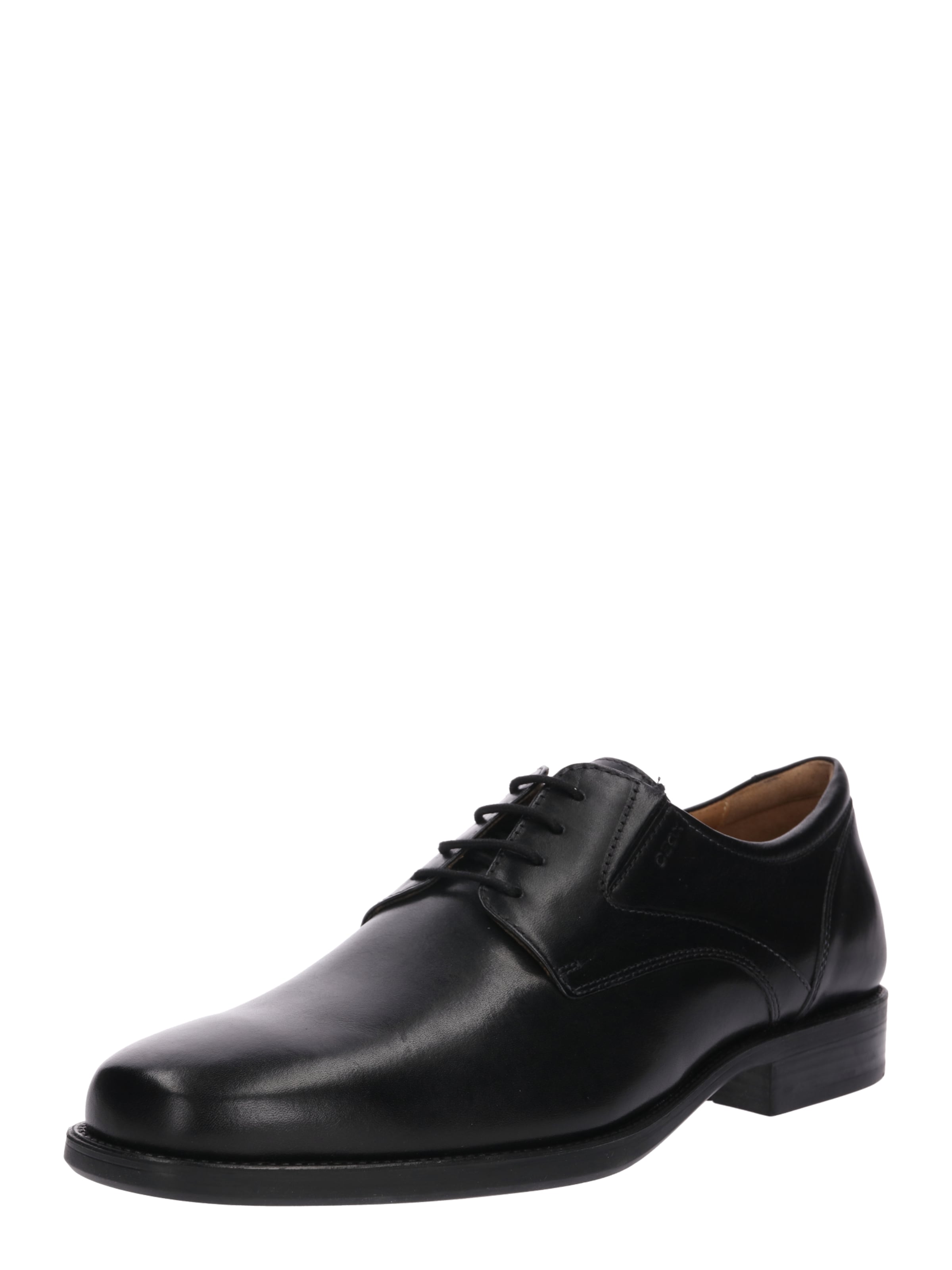 GEOX Schnürschuh &#x27;Federico&#x27; in Schwarz: Vorderseite