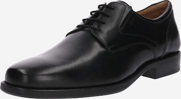 Chaussure à lacets 'Federico' GEOX en noir : devant