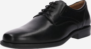 GEOX נעלי שרוכים 'Federico' בשחור: מלפנים