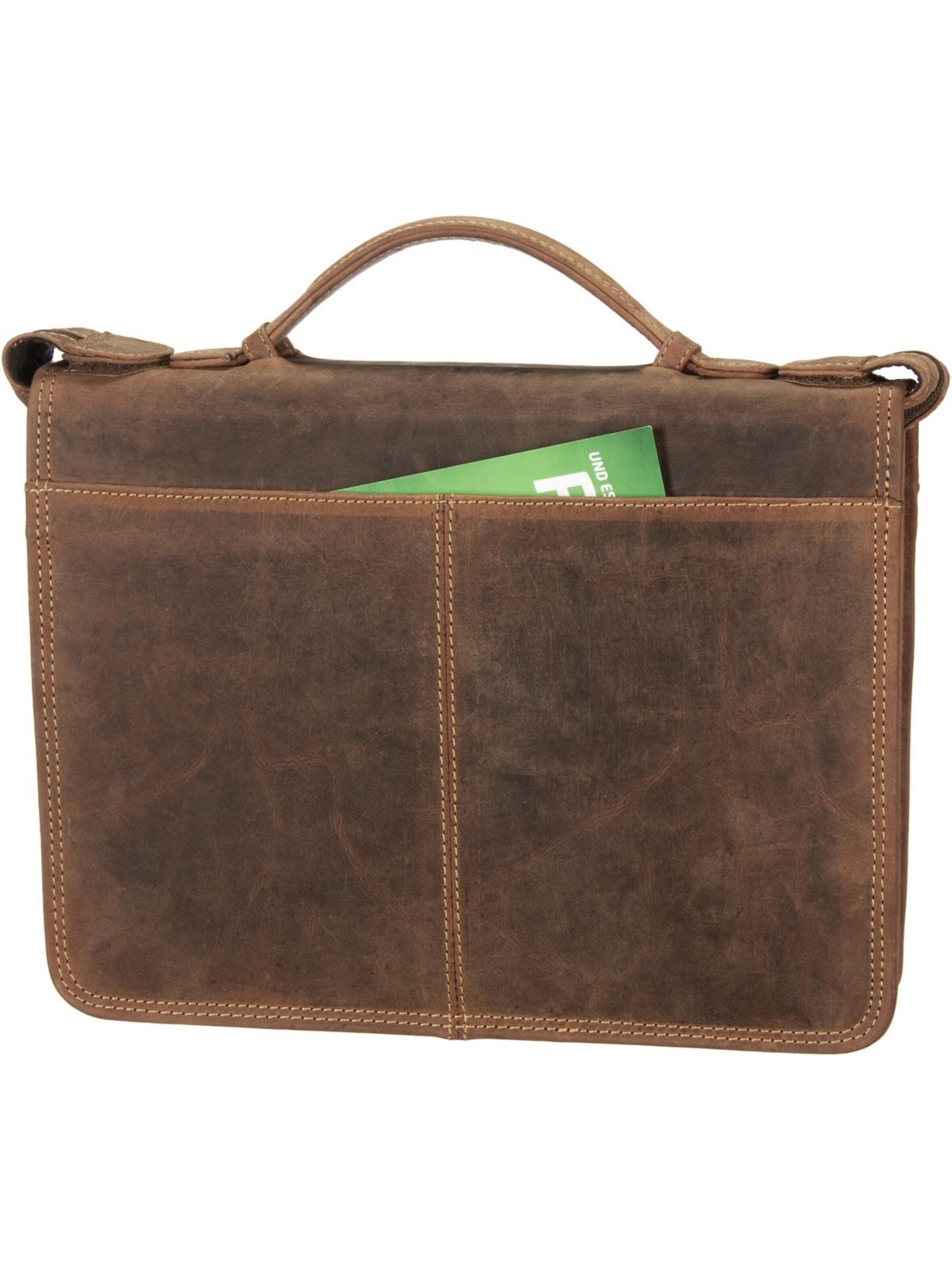 GREENBURRY Document Bag in Brown