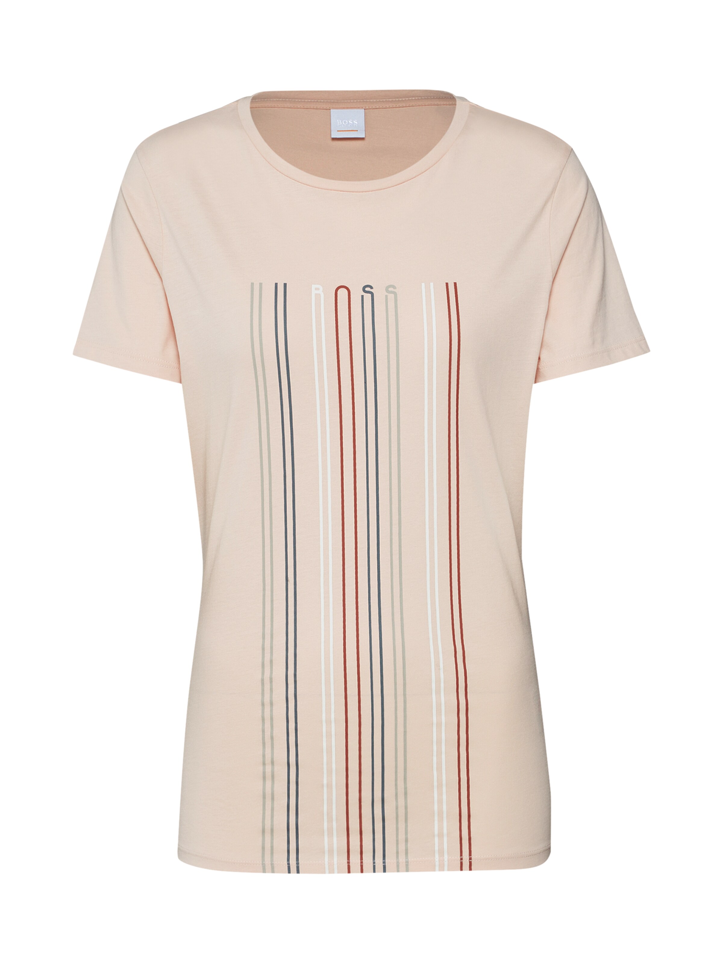 BOSS - Shirt 'Teblurred' in de kleur Rosa