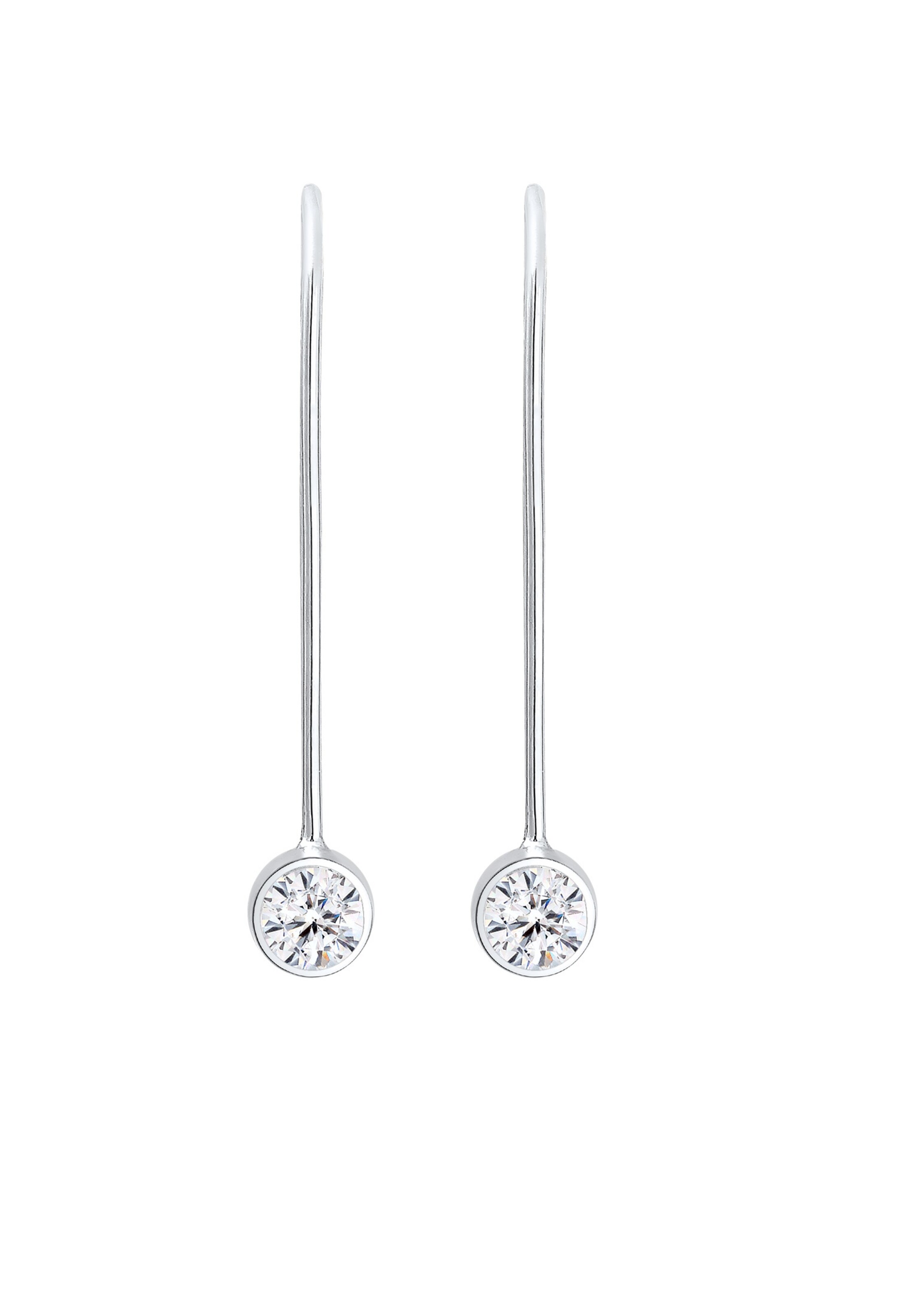 Boucles d'oreilles 'Solitär-Ohrring' ELLI en argent