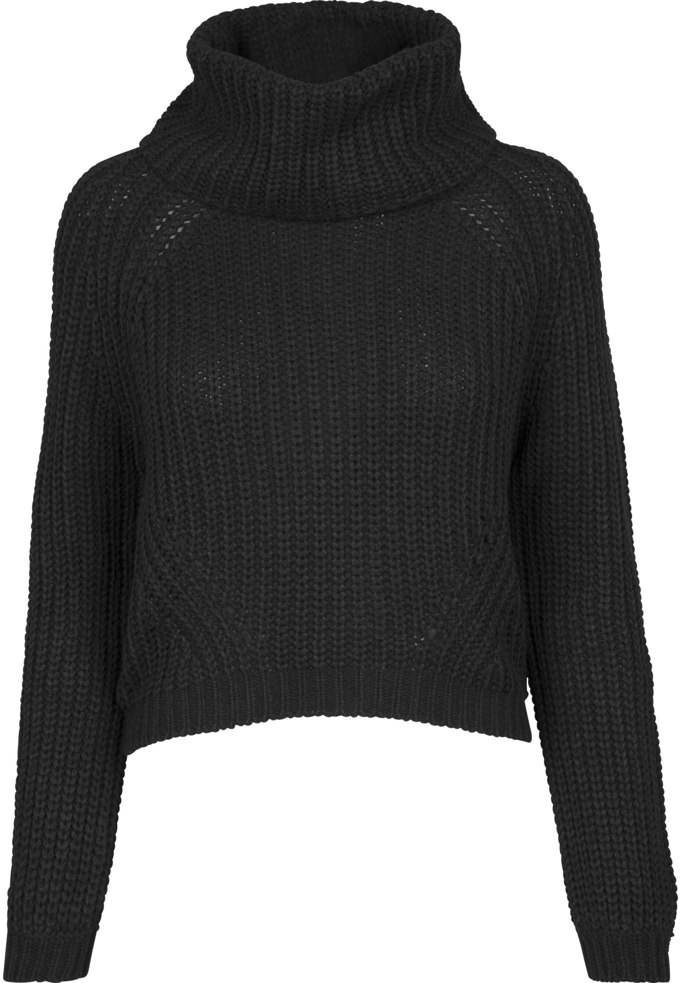 Urban Classics - Sweater mit Turtleneck in schwarz