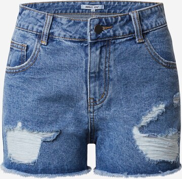 ABOUT YOU Regular Jeans 'Binia' in Blauw: voorkant