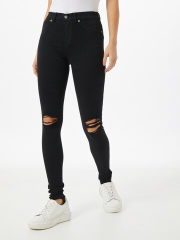 Dr. Denim Skinny Jeans 'Plenty' in Zwart: voorkant