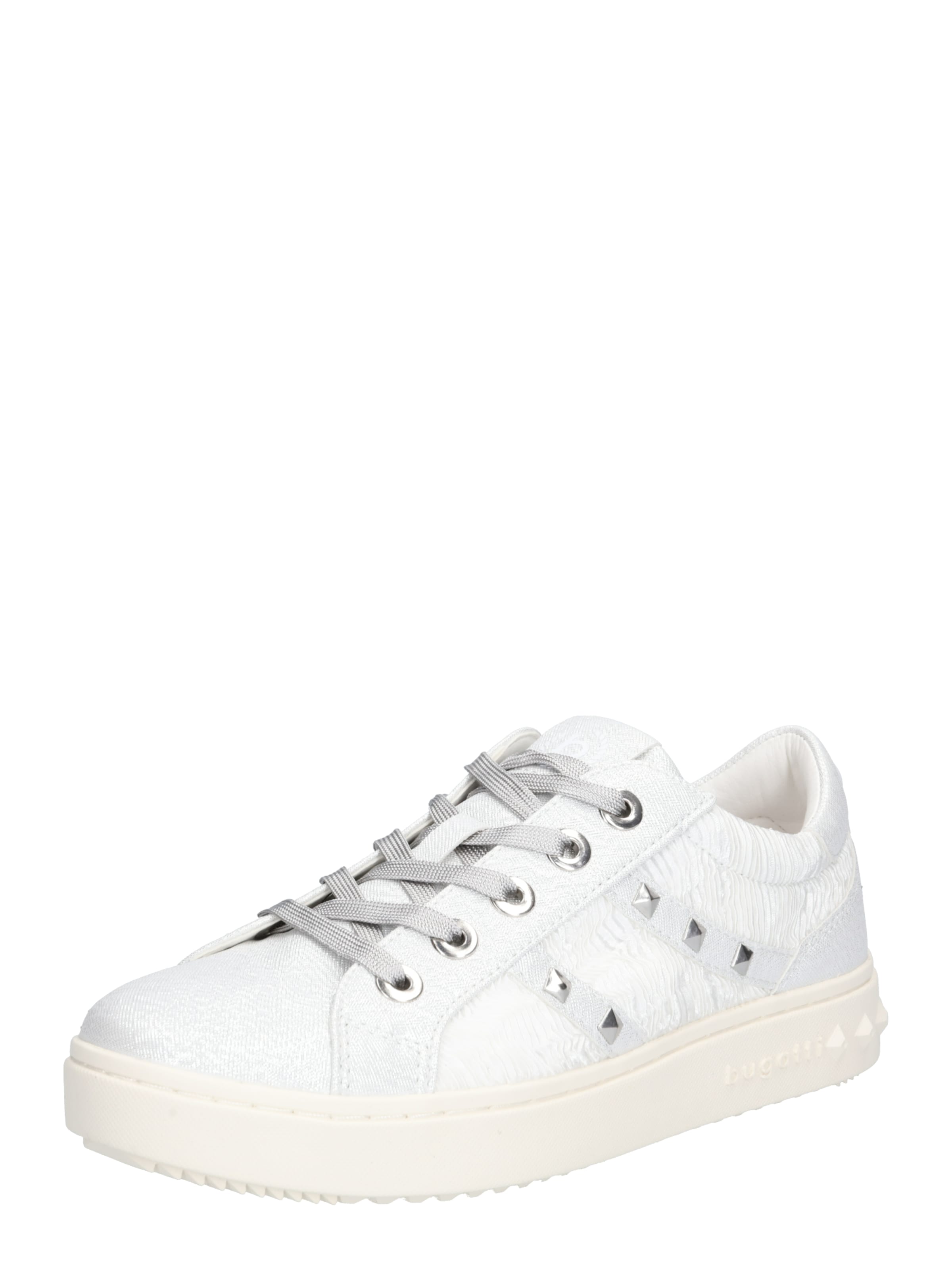 bugatti - Sneakers laag 'Melis' in de kleur Wit