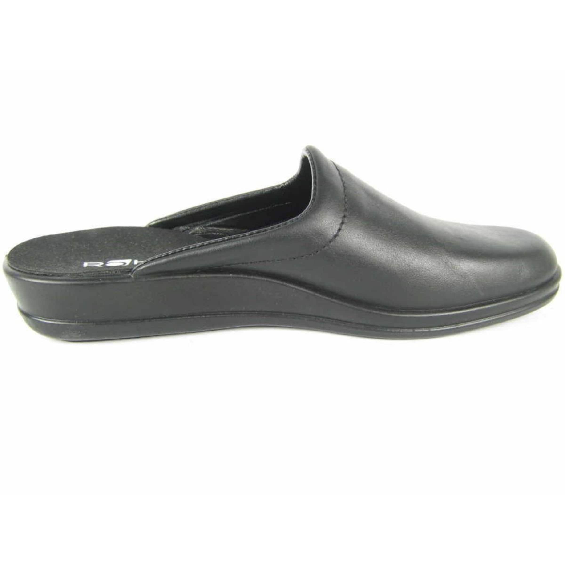 ROHDE Hausschuh in Schwarz