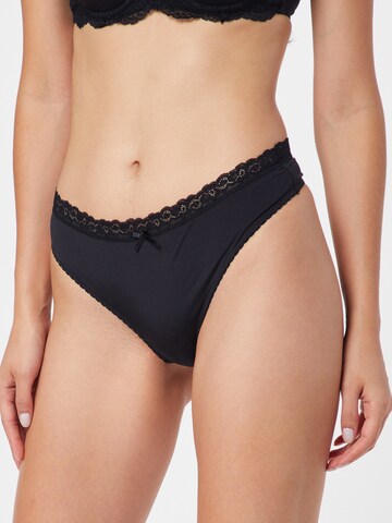 Tanga de la s.Oliver pe negru: față