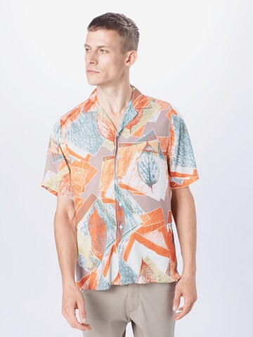 Denim Project Regular Fit Skjorte 'LUNGO' i orange: forside