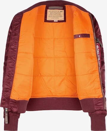 ALPHA INDUSTRIES Overgangsjakke 'MA-1 VF 59' i rød