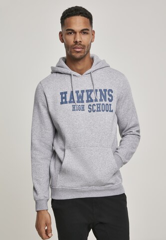 Mister Tee Sweatshirt 'Hawkins Highschool' in Grau: predná strana