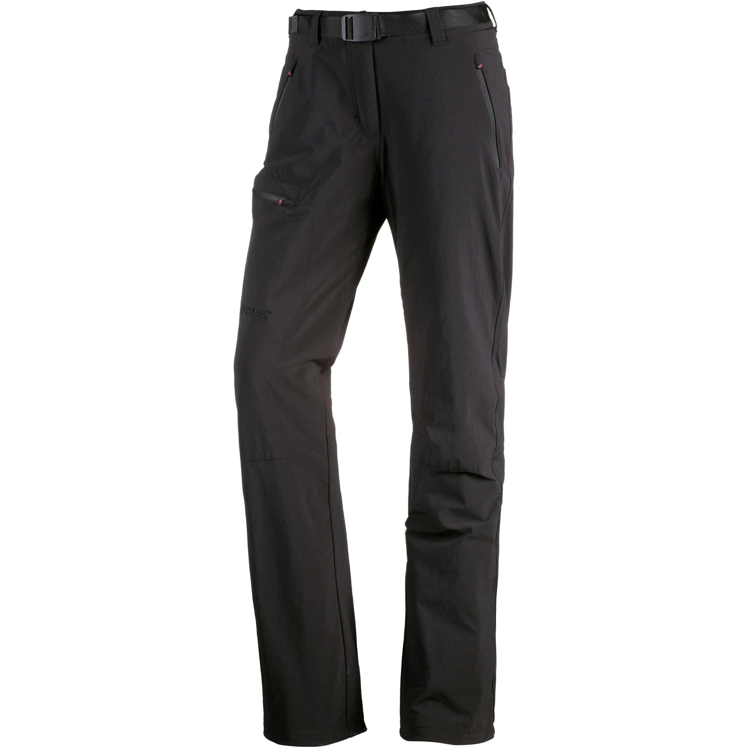 Maier Sports Regular Outdoor Pants 'Rechberg' in Black: front
