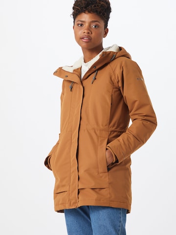 COLUMBIA Winterparka 'South Canyon' in Bruin: voorkant