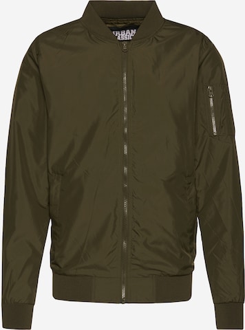 Veste mi-saison Urban Classics en vert : devant