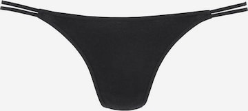 VIVANCE Thong in Black: front