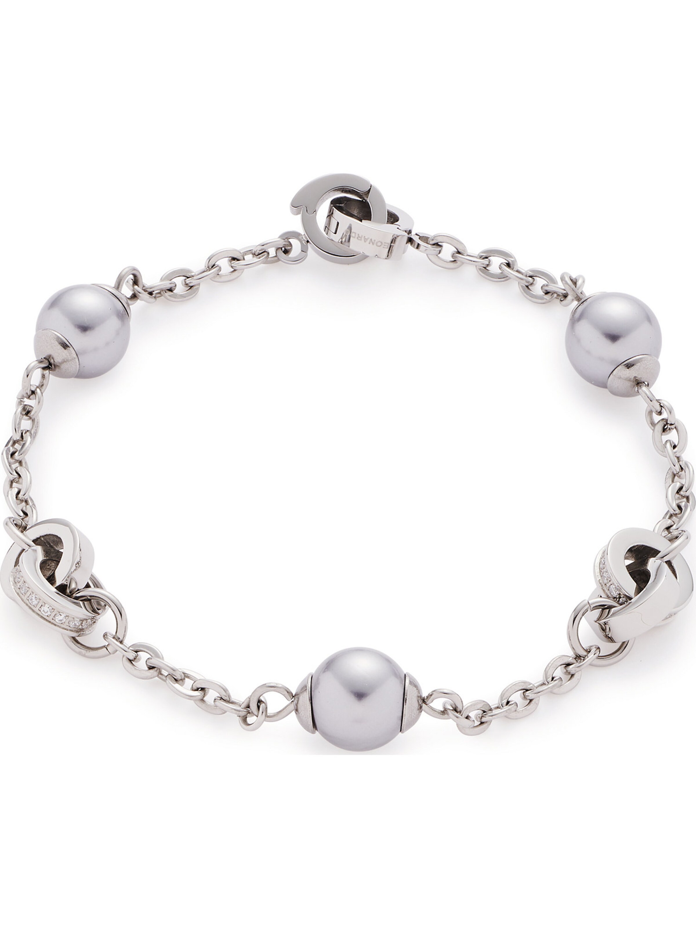 LEONARDO Armband in Silber: Vorderseite