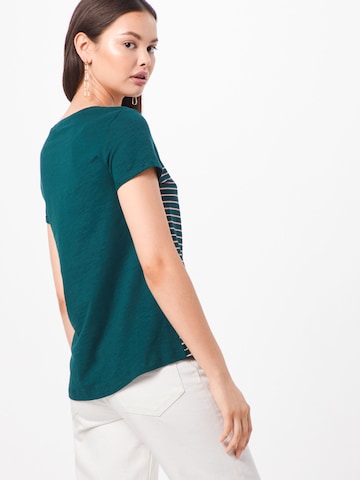 TOM TAILOR DENIM - Camiseta en verde: atrás