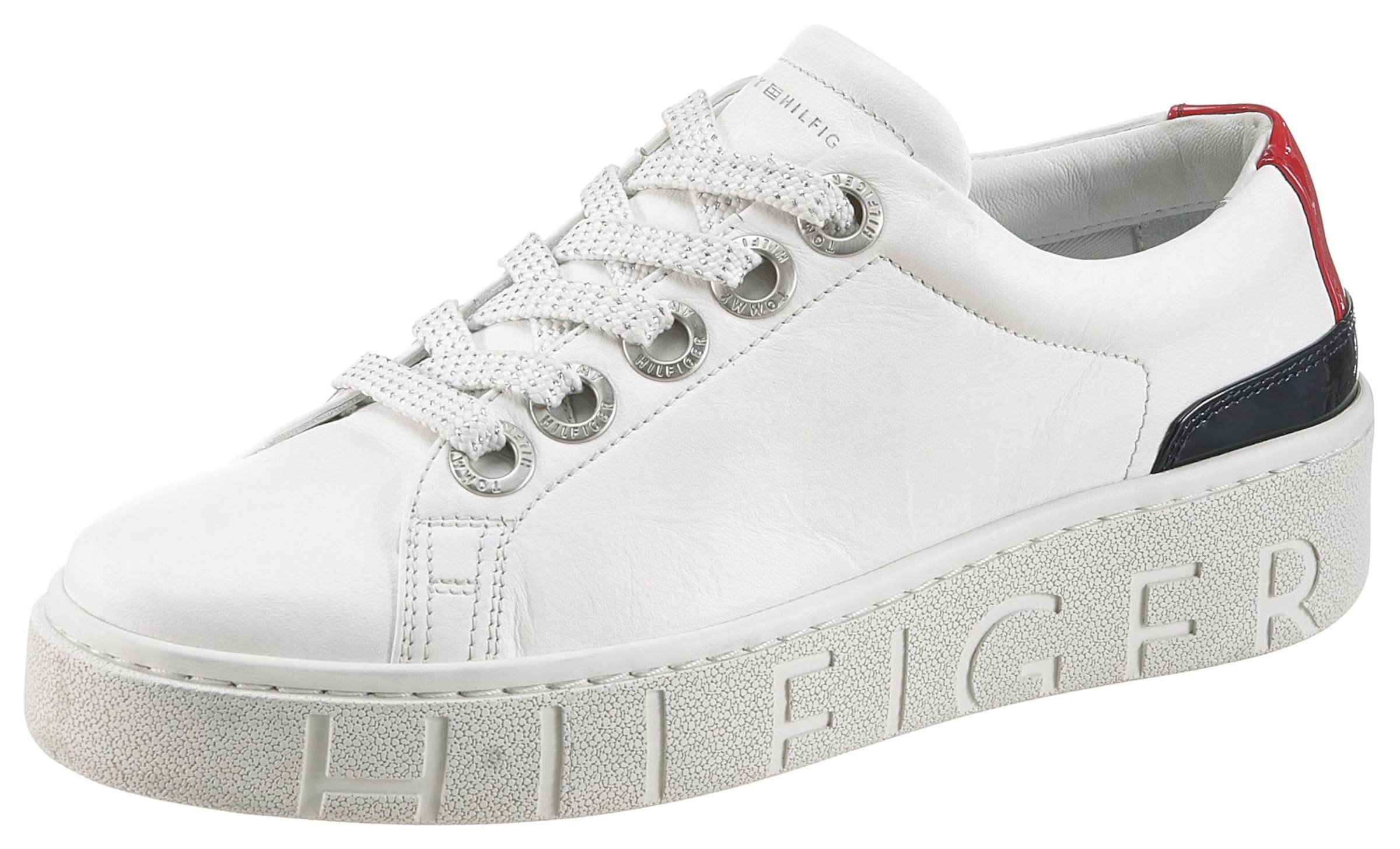 TOMMY HILFIGER Platform trainers 'Sandie 1A' in White: front