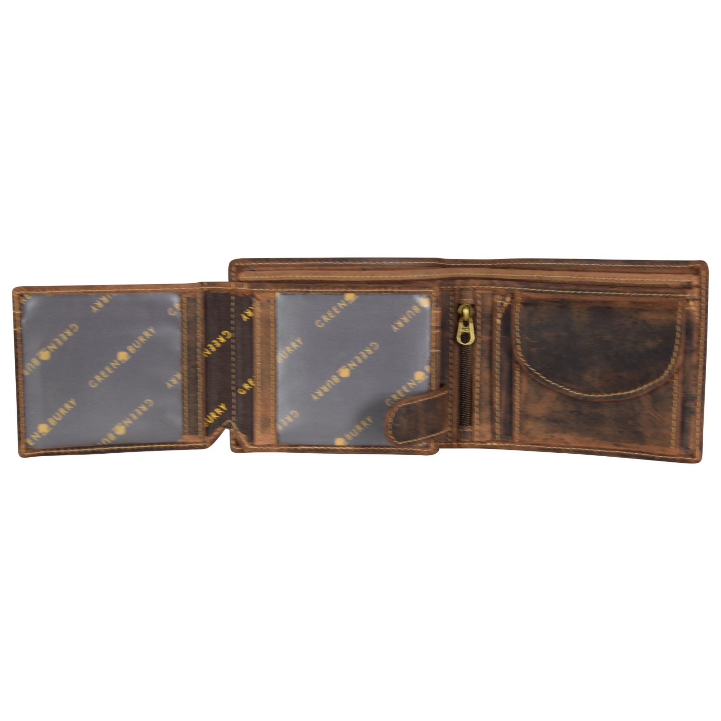 GREENBURRY Portemonnee 'Vintage Adler' in Bruin