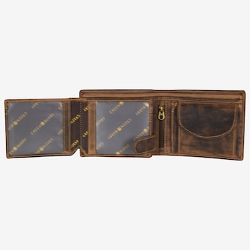 GREENBURRY Wallet 'Vintage Adler' in Brown