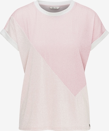 T-shirt Petrol Industries en rose : devant