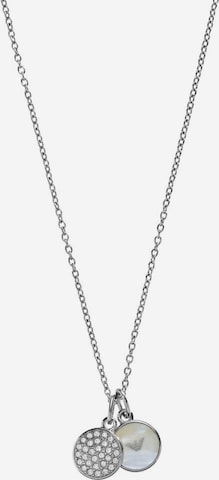 Emporio Armani Ketting in Zilver: voorkant