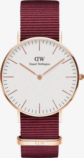 Daniel Wellington Uhr 'Classic 36 Roselyn' in rosegold / feuerrot / weiß, Produktansicht