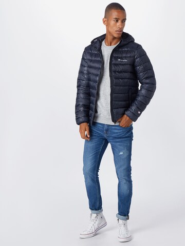 Champion Authentic Athletic Apparel Regular fit Winterjas in Blauw