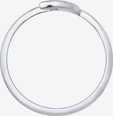 ELLI Ring 'Halbmond' in Silver