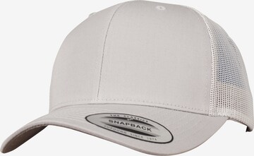 Cappello da baseball 'Retro Trucker' di Flexfit in grigio: frontale