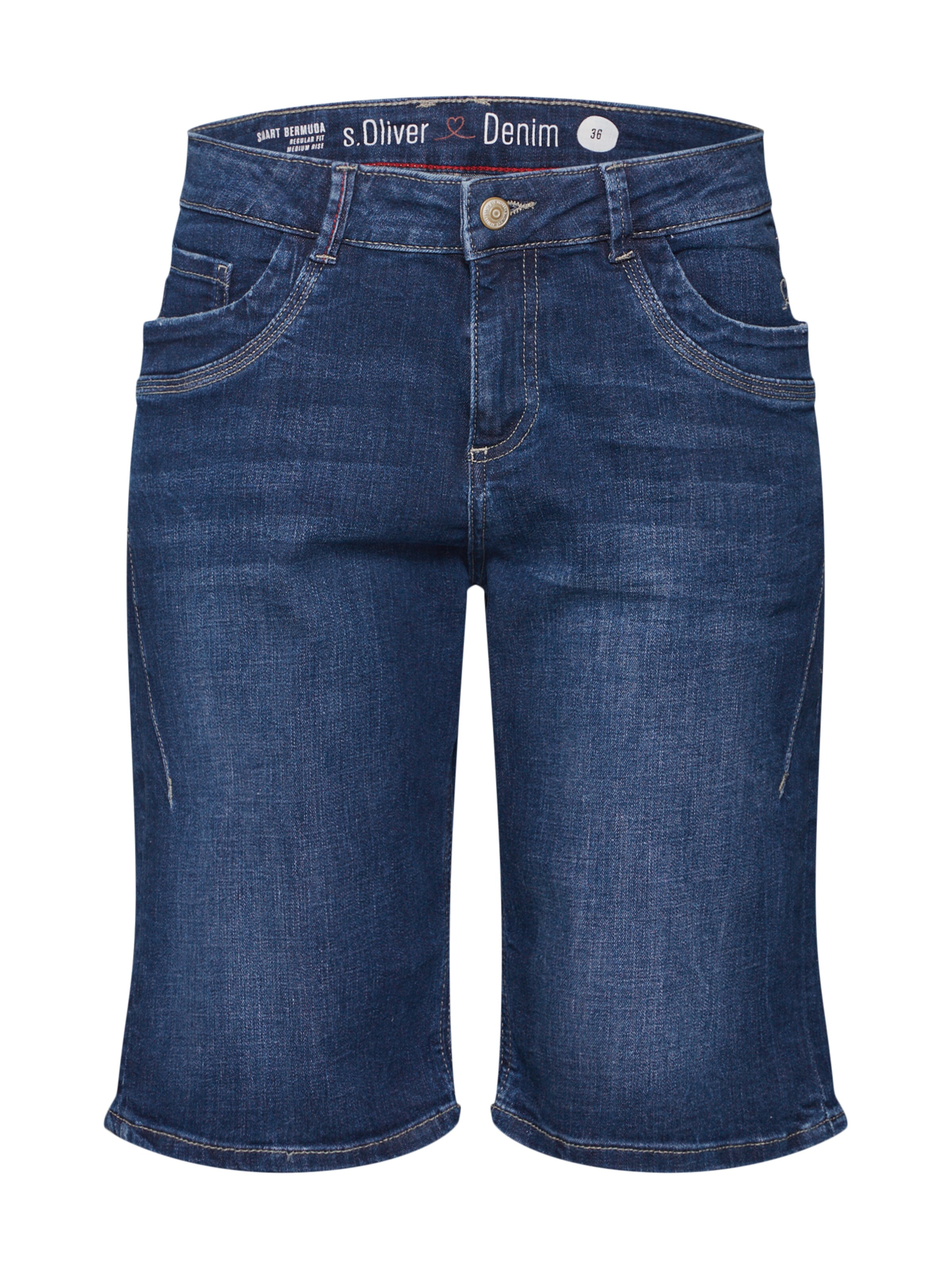 s.Oliver - Shorts in dunkelblau